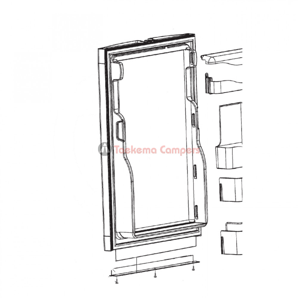 Dometic deur compleet RM7605L