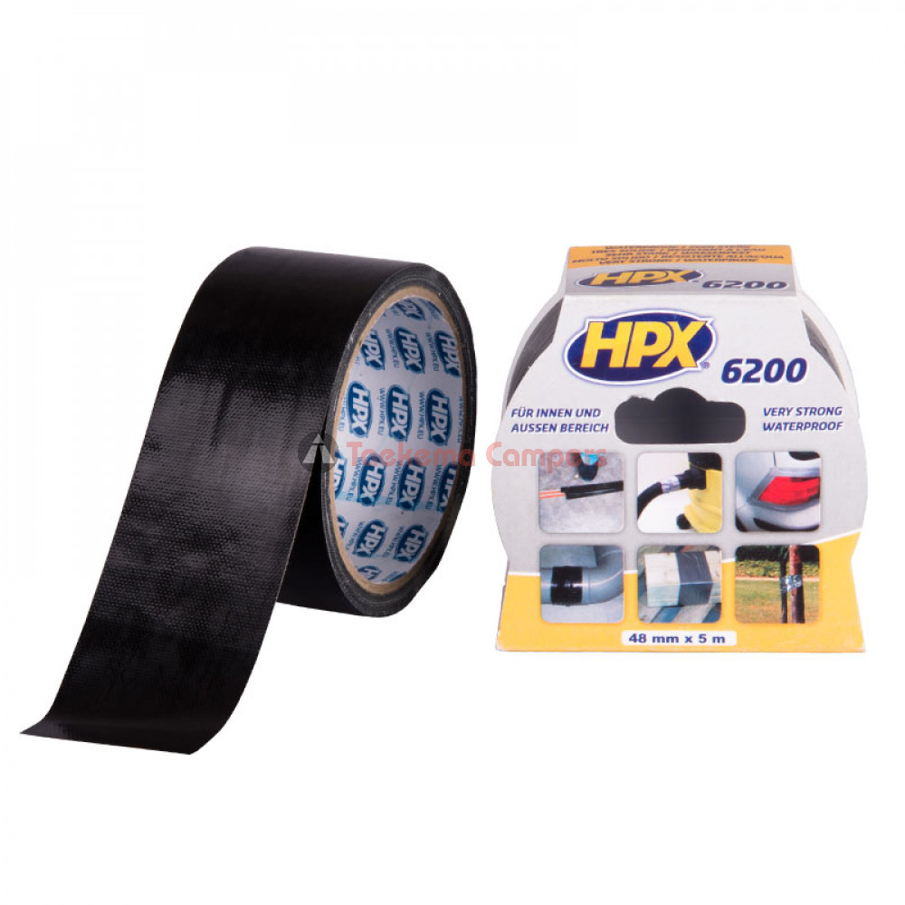 HPX 6200 Reparatie Tape 48mm x 5mtr Zwart