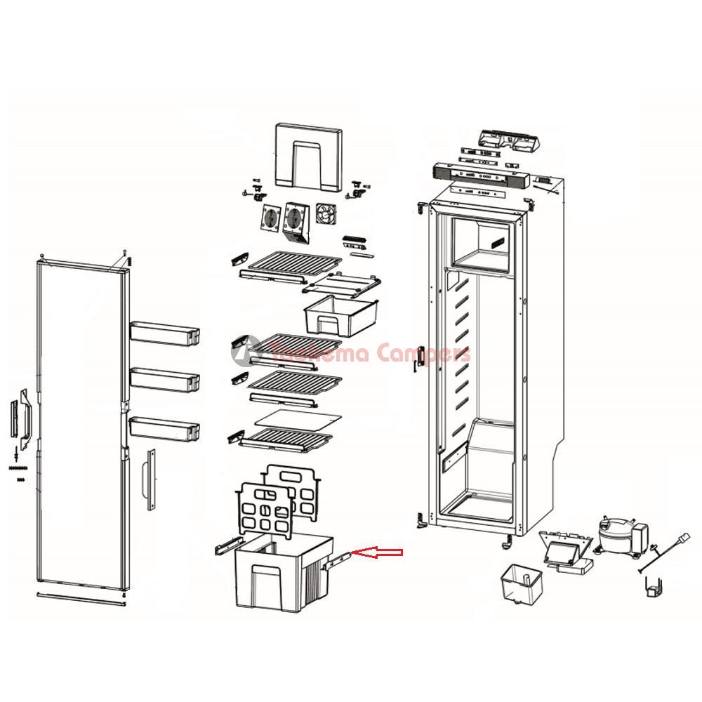 Thetford Groentenlade Geleider T2152