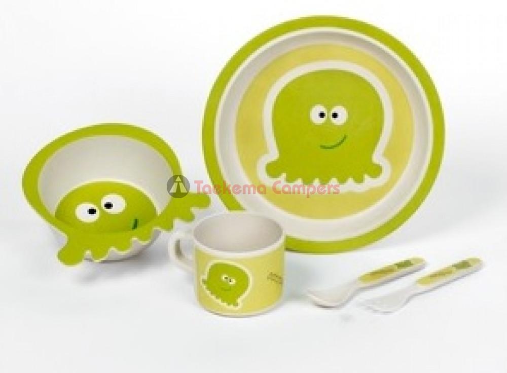 ViaMondo Bamboe Kinderservies Ghosty