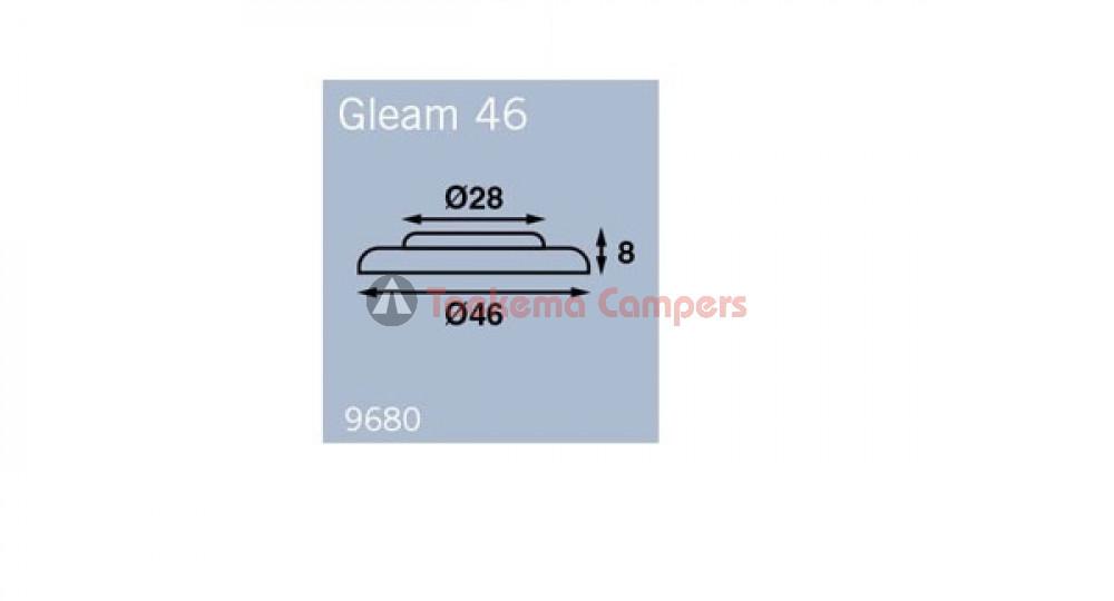 Frilight Opbouwspot Glean 46 LED Chroom