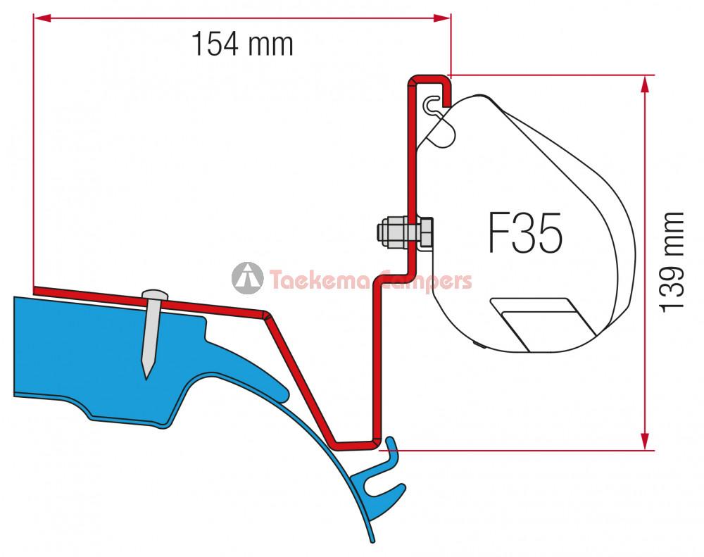 Fiamma Mercedes Vito Jules Verne Kit H1-L2 >2014 F35