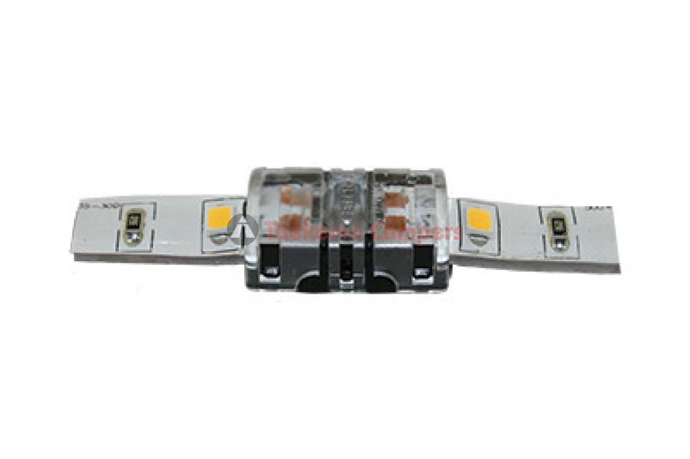 LED Strip Doorverbinder 180ᴼ voor 8mm strip 2st