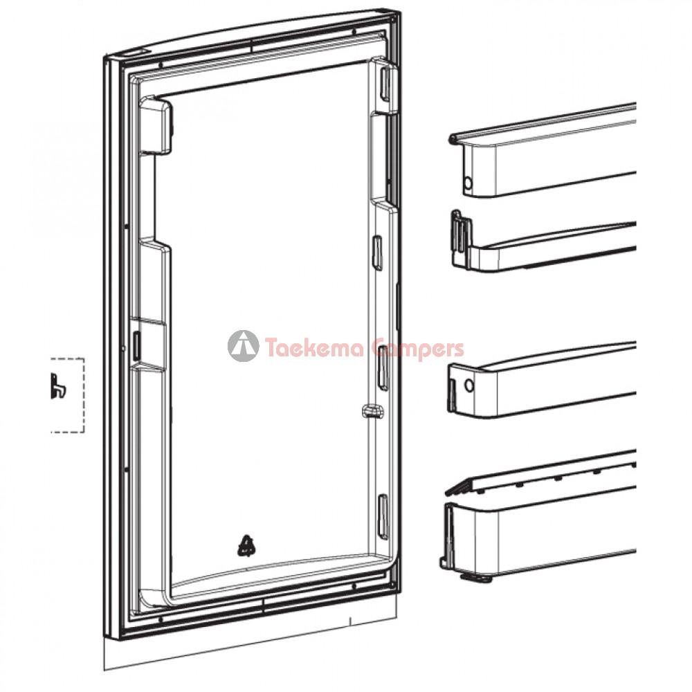 Dometic Koelkastdeur lichtgrijs RMS8550 2890264001