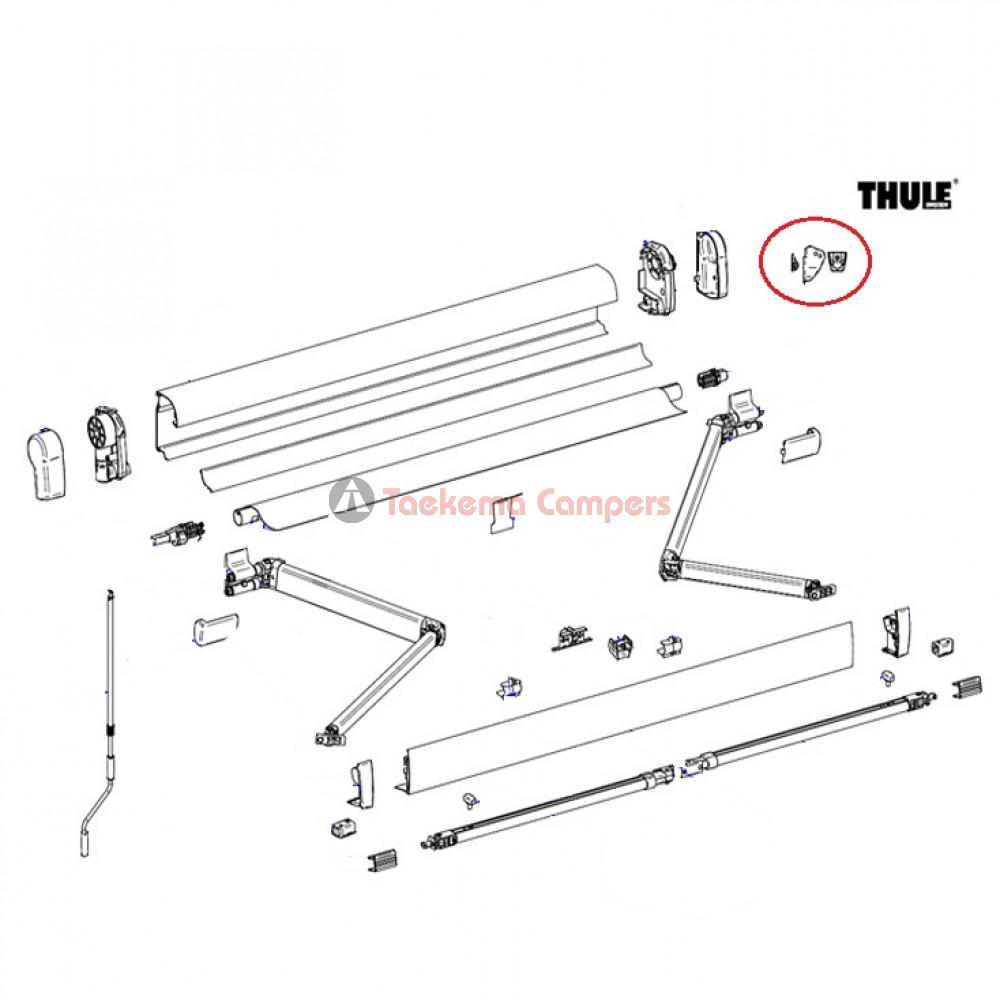 Thule Connection Pieces Tension Rafter 4900