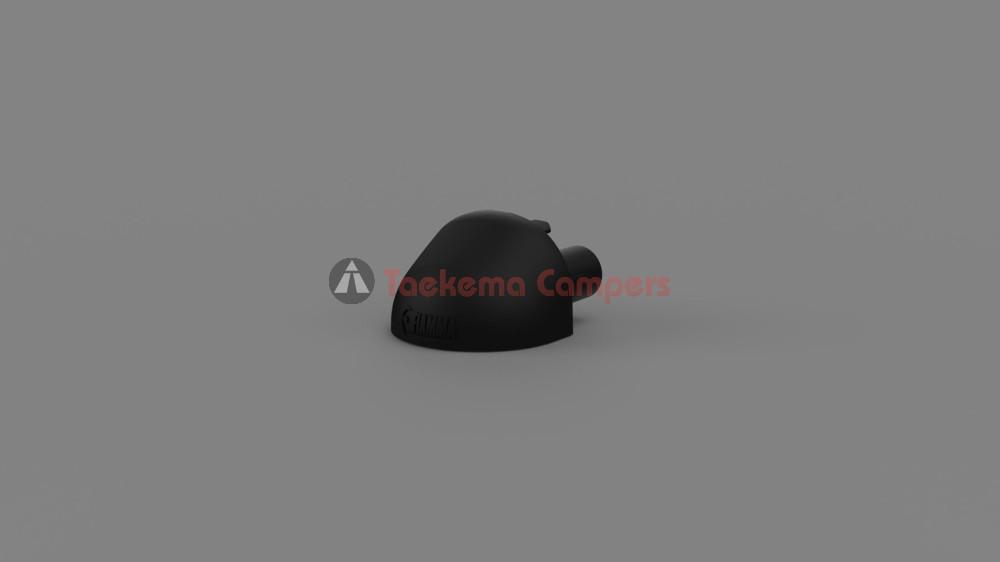 Fiamma End Cap for Support Bar Black 2st.