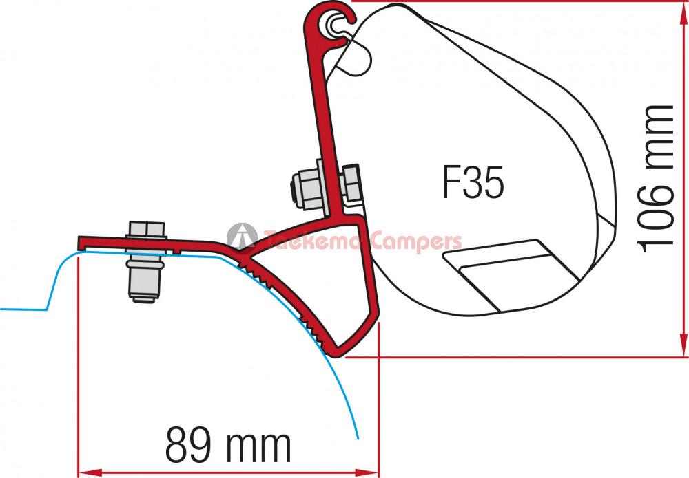 Fiamma Trafic/Vivaro/Talento/NV300/Rapido Mirande S Kit F35