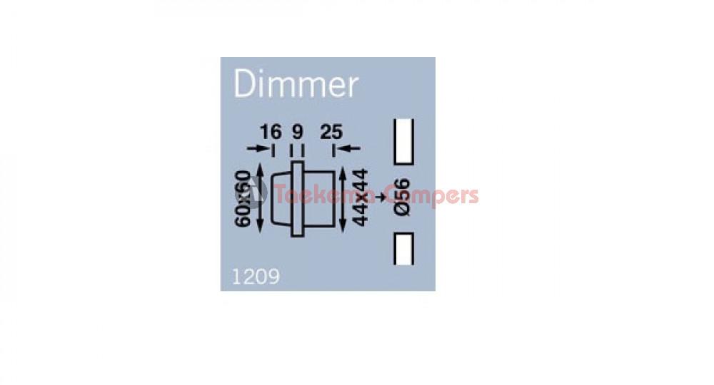 Frilight LED Dimmer Mat Zilver 12V 2A/24W