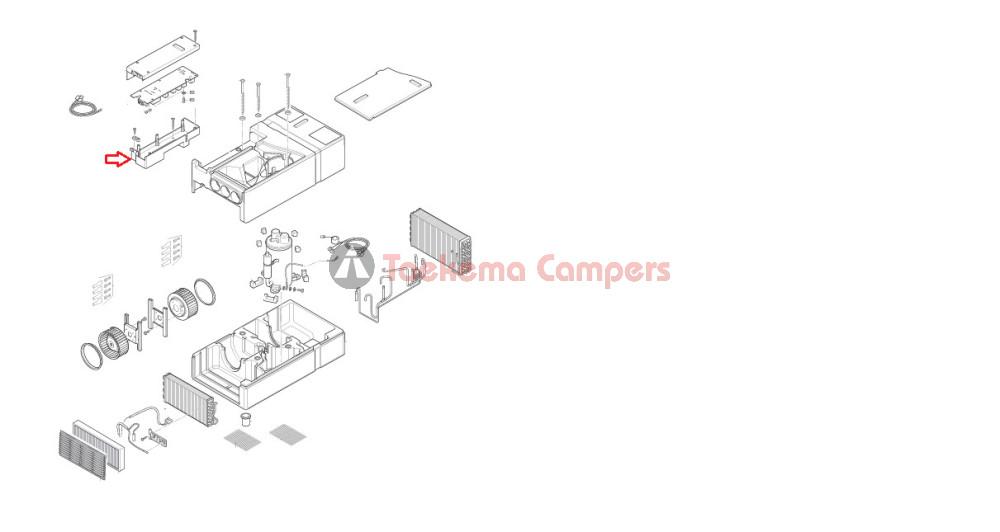 Truma Saphir Compact Electronische Behuizing