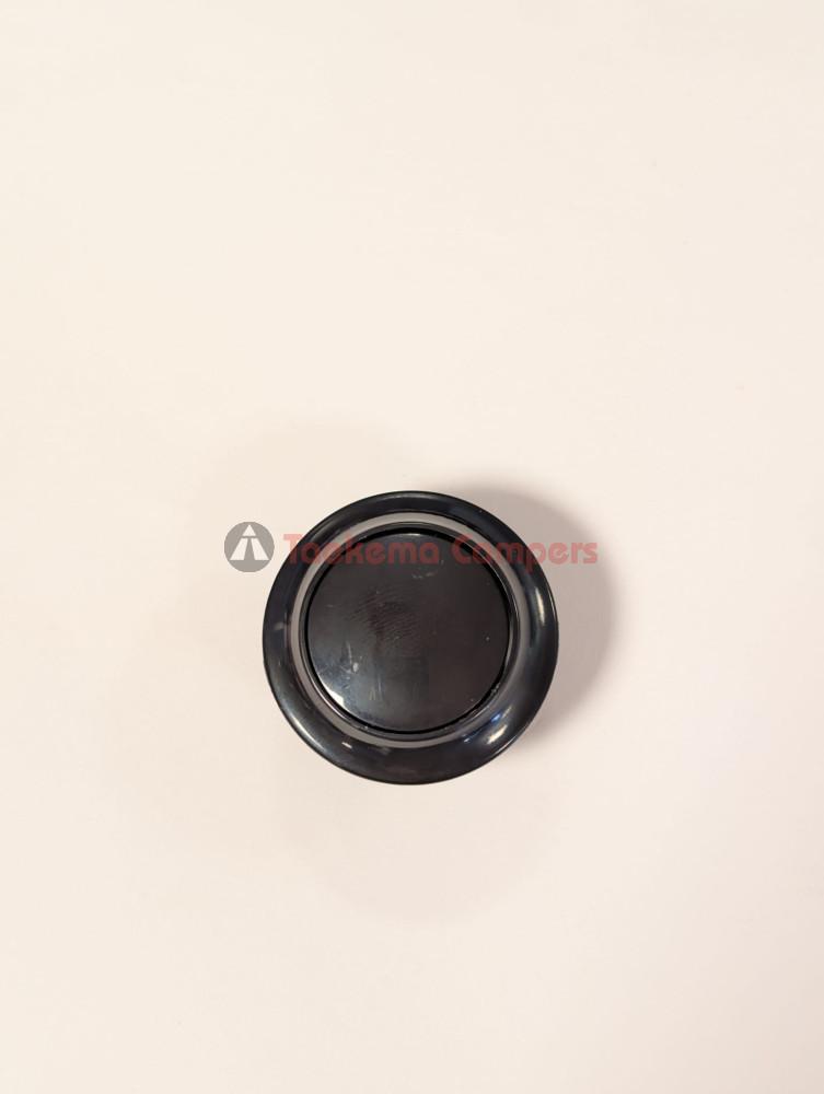 Knop+Ring Pushlock Zwart 2st.