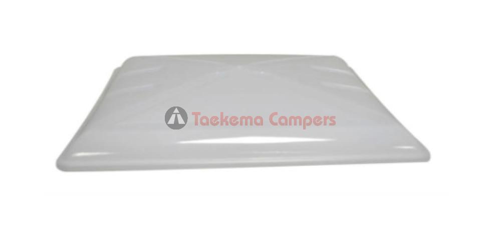 MPK Dakluik 40x40 Melkglas Grote Kap+Combirollo Grijs