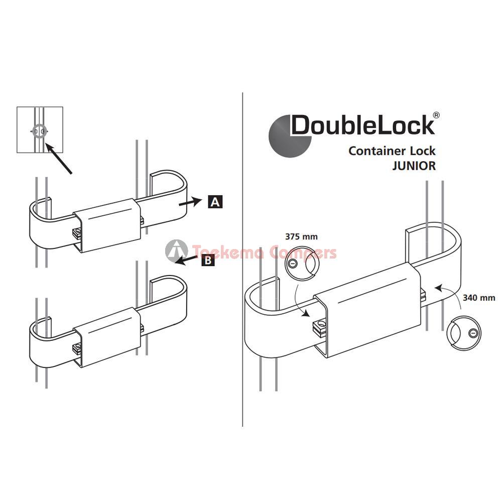 DoubleLock Container Lock Junior