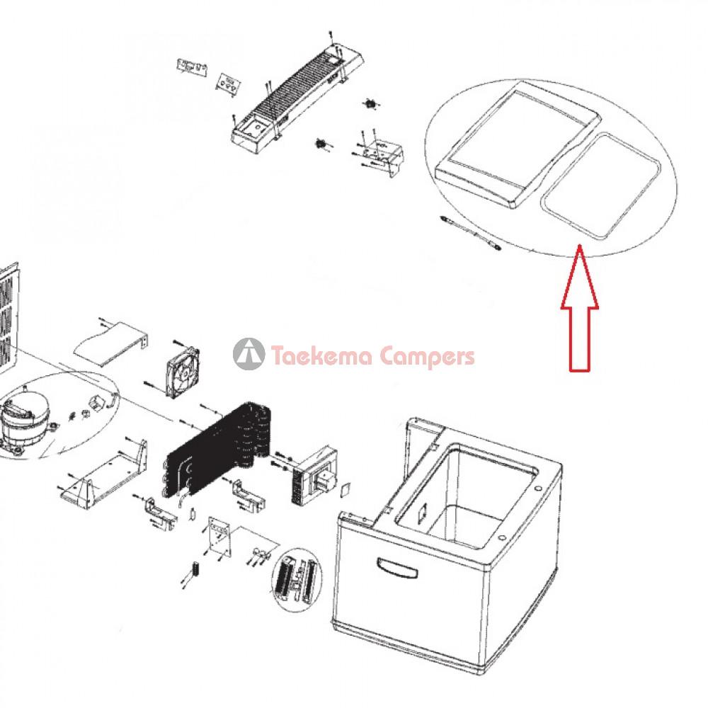 Dometic CK40D Afdichter Deksel