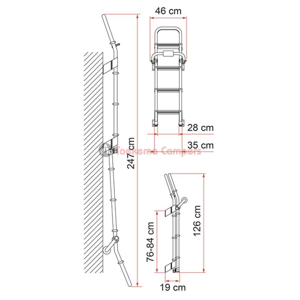 Fiamma Ladder Deluxe 8