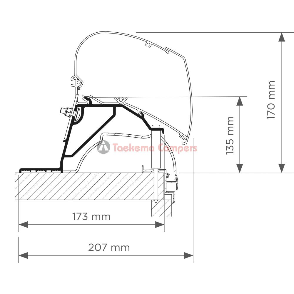 Thule Hobby Caravan Roof Adapter 2024