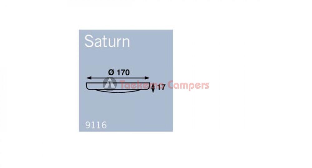 Plafonnière Saturn LED chroom 170mm m/schakelaar