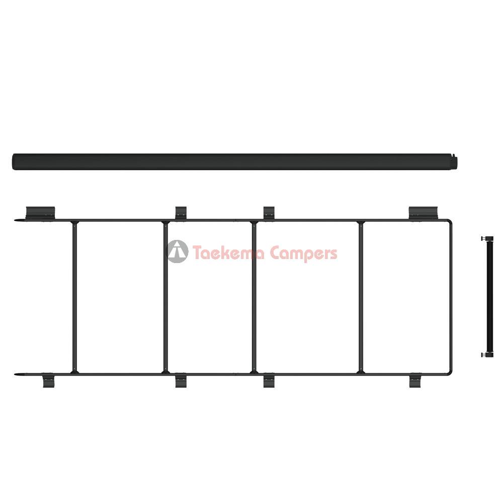 Fiamma Roof Rail Ducato Deep Black 05808A01A