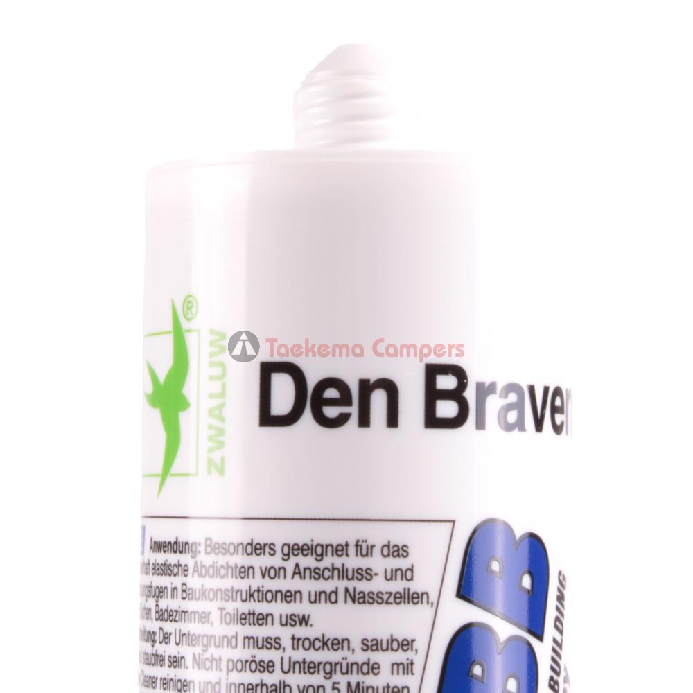 Den Braven Siliconenkit BB+Sanitair Transparant-Grijs 310ml 12st.