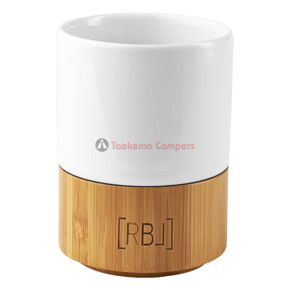 RBL Koffiemok 200ml Bamboe/Wit