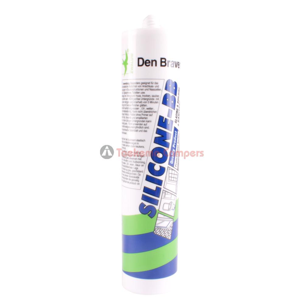 Den Braven Siliconenkit BB+Sanitair Transparant-Grijs 310ml 12st.