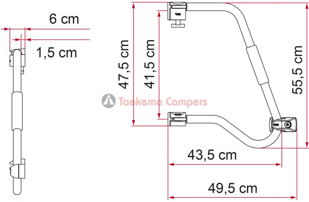Fiamma Instapbeugel Security 46 Pro
