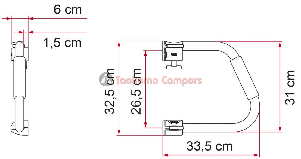 Fiamma Instapbeugel Security 31