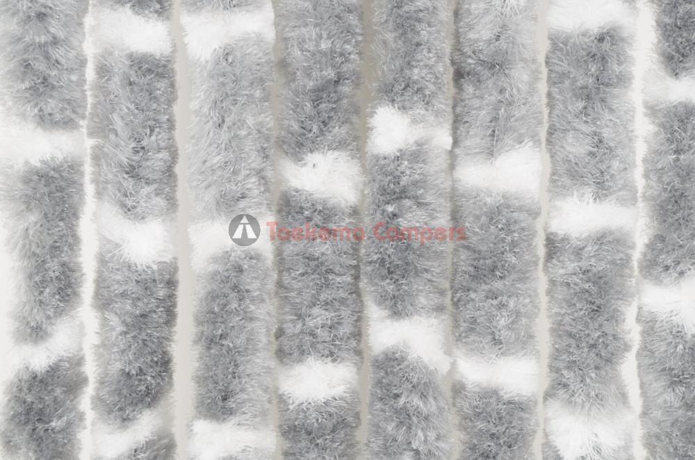 Arisol Chenille Gordijn 56x200 Grijs/Wit