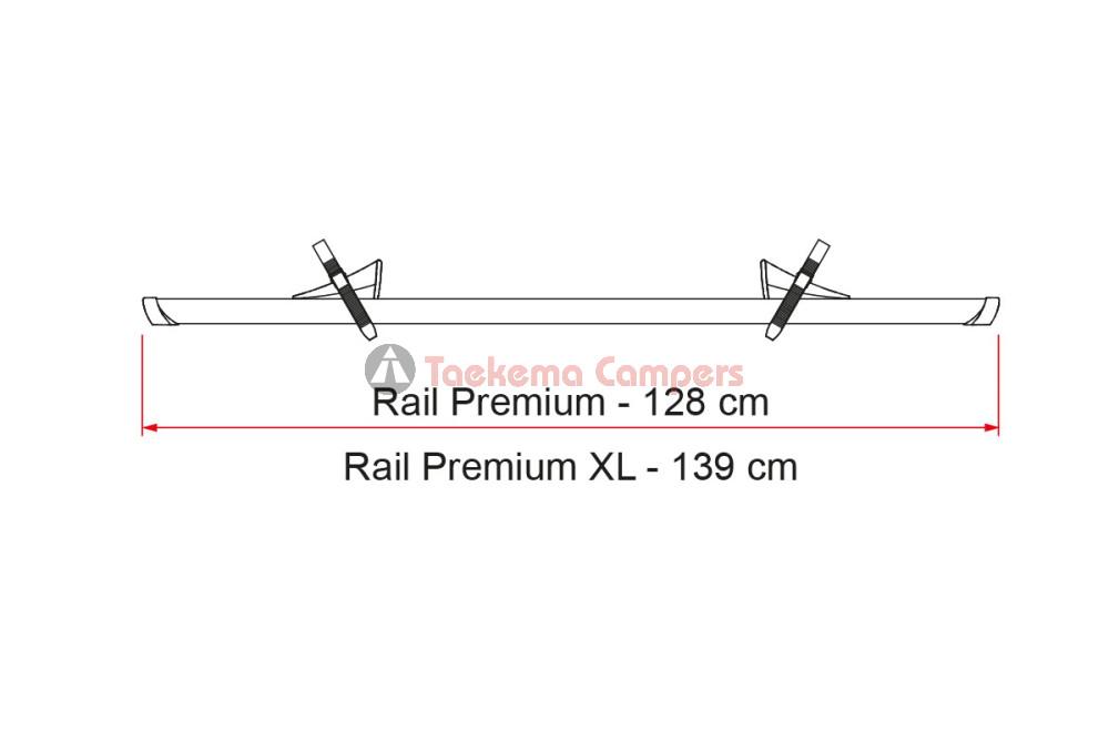 Fiamma Rail Premium XL Deep Black